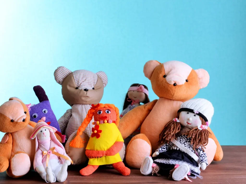 Use garbage bags to move your stuffed animals.